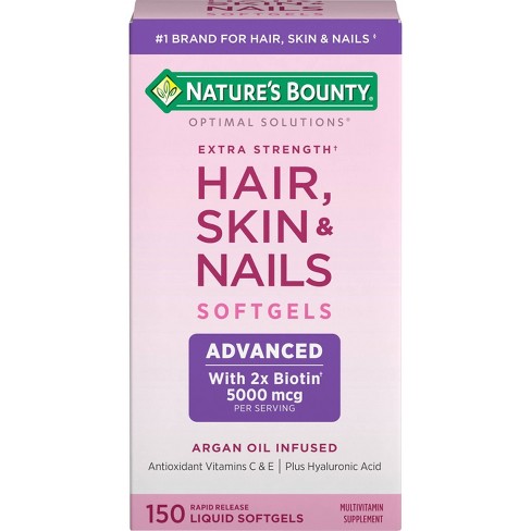 natures bounty5 هیر اسکین نیل -پوست و مو -نیچرز بونتی (150 عددی) -hs-19-Nature's Bounty HAIR SKIN NAIL - Image 1