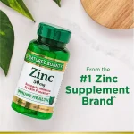 قرص زینک نیچرزبونتی اصل | 100 کپسول32$ 50 میلی گرمی   HS-87-ZINC - تصویر 2