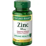 قرص زینک نیچرزبونتی اصل | 100 کپسول32$ 50 میلی گرمی   HS-87-ZINC - تصویر 5