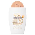 ضد آفتاب فلوئیدی مینرال اون رنگی تینت ملایم پوست حساس و انواع پوست hs-95- Avene Tinted Mineral Fluid SPF 50 - تصویر 3