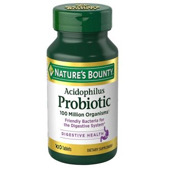 قرص پروبیوتیک نیچرز بونتی Nature’s Bounty Acidophilus Probiotic     hs-110